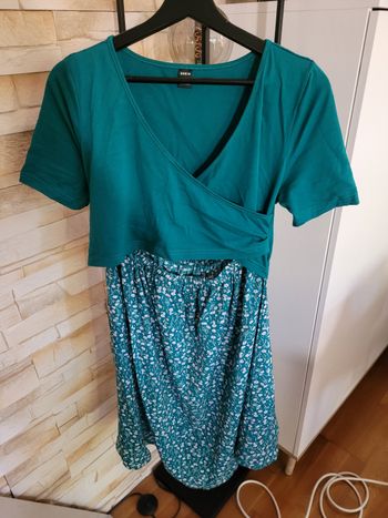 Robe grossesse maternité fleurs