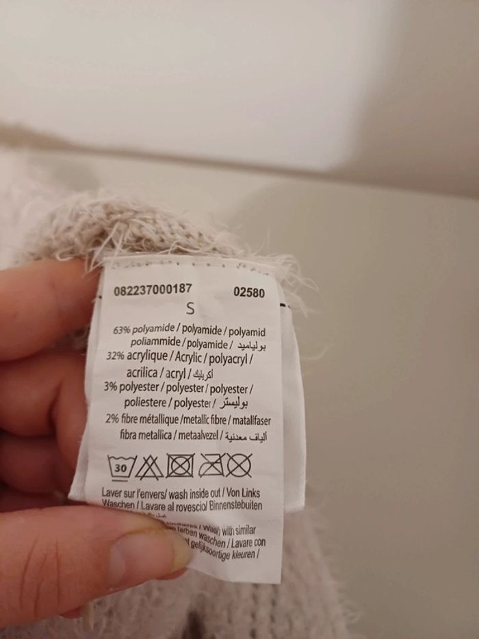 Pull rose clair ajouré tout doux Lady Blush taille S/M 36/38 - photo numéro 9