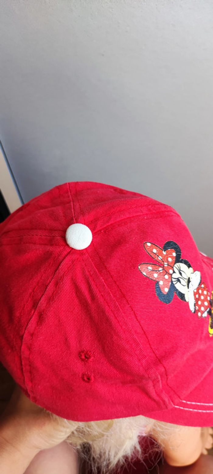 Casquette rouge à pois blanc Minnie - photo numéro 6