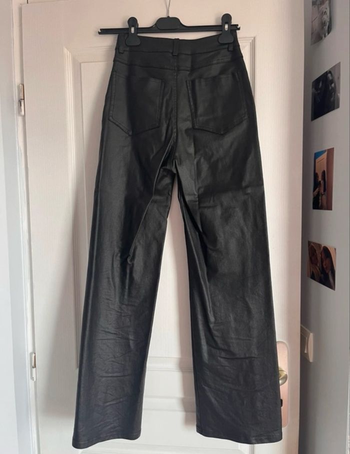 Jean effet silmili cuire - photo numéro 3