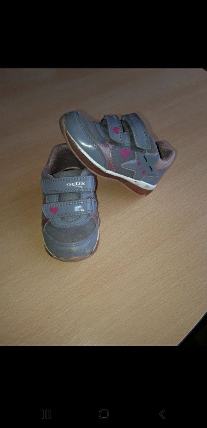 Baskets geox taille 22 - photo numéro 2