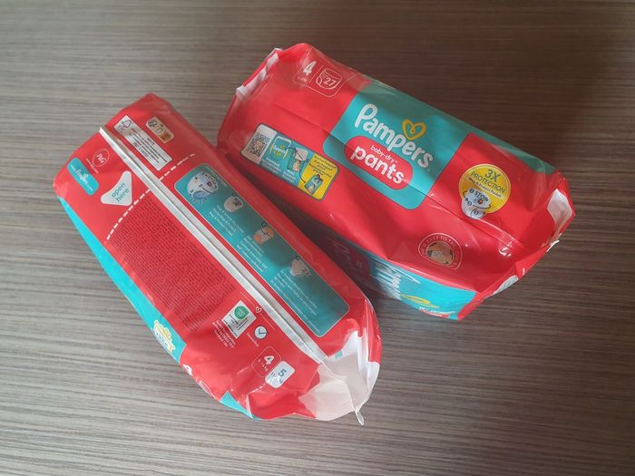 Lot de 2 paquets de Pampers Pants taille 4 🌸 - photo numéro 4