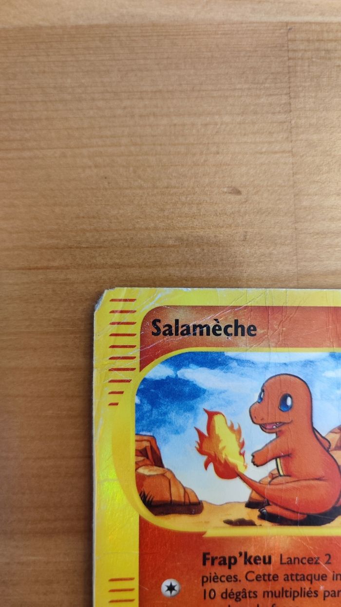 Reverse Salamèche 92/165 Serie Expédition carte pokémon bloc Wizards - photo numéro 2