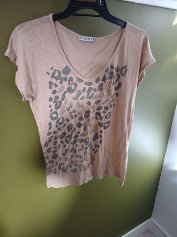T-shirt léopard kookaï taille 40 L