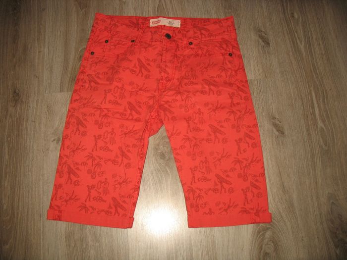 BERMUDA ROUGE A MOTIFS GARÇON "LEVI'S" - 14 ANS - n°07