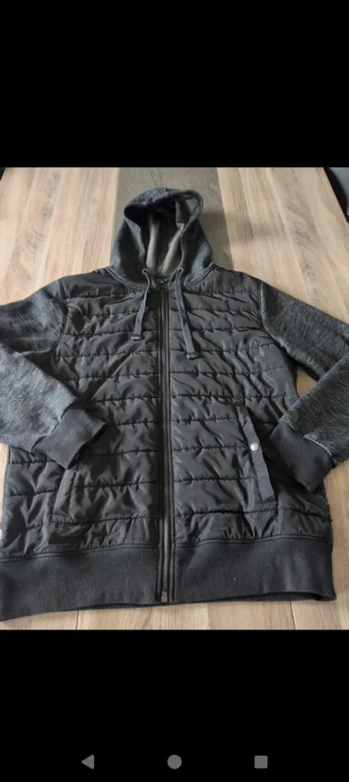 Veste a capuche veste zippée doudoune - photo numéro 2