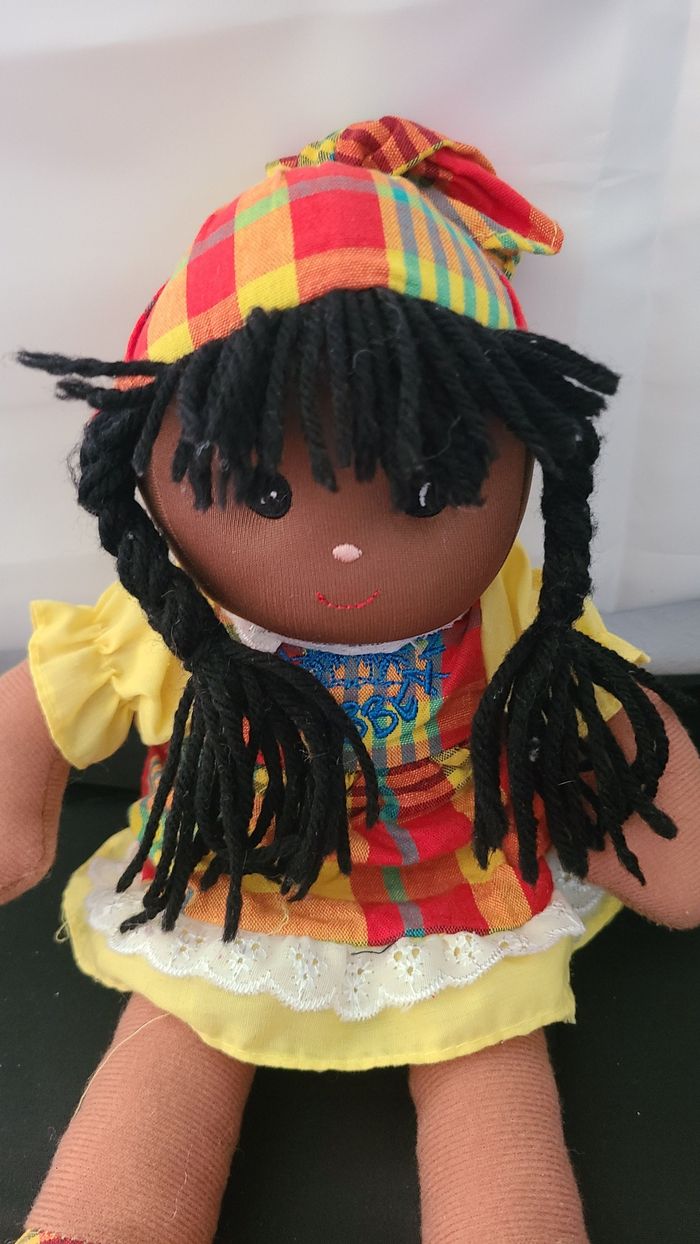 Peluche poupée Chiffon Fille Martinique