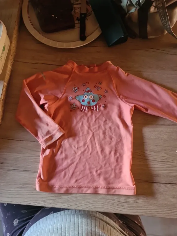T shirt anti uv 4 ans fille