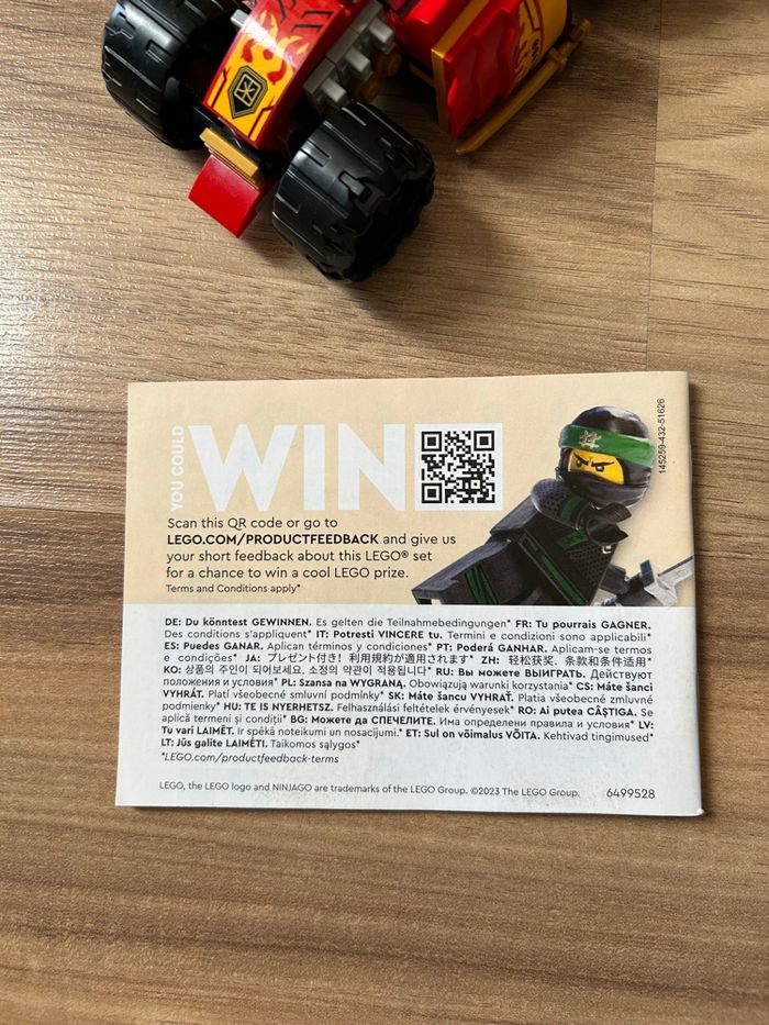 LEGO Ninjago 71780 – La Voiture de Course Ninja de Kai Évolution - photo numéro 8