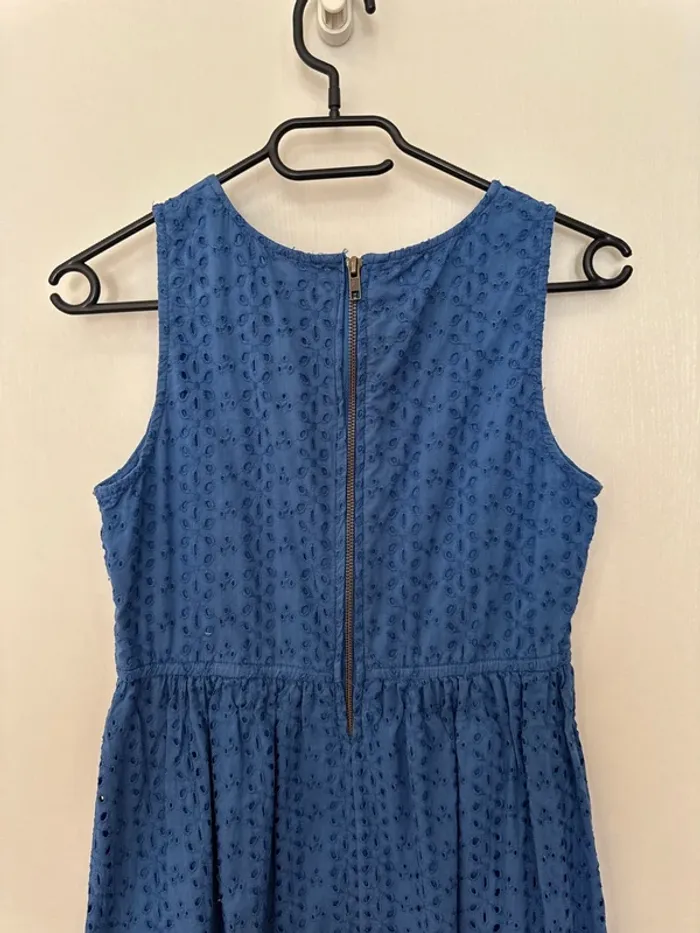 Robe fille trapèze broderie chic fille été - photo numéro 3
