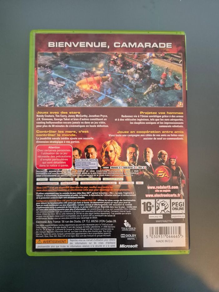 Command & Conquer Alerte Rouge 3 Xbox 360 - photo numéro 2