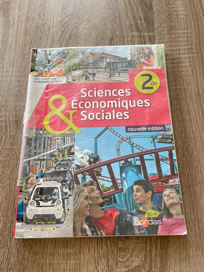 Livre seconde 🥰 sciences économiques et sociales