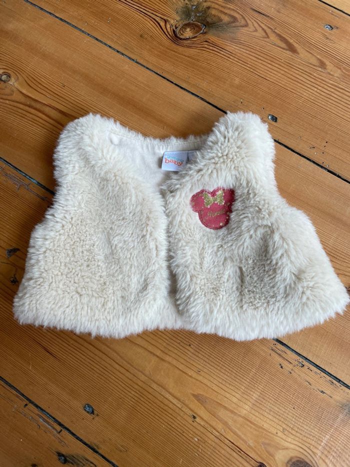 Gilet fourrure Disney Minnie 1 mois