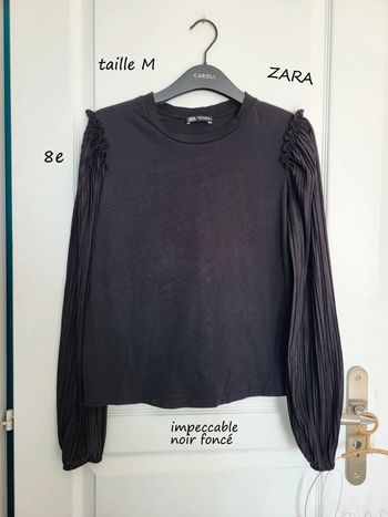Top bi-matière Zara taille M