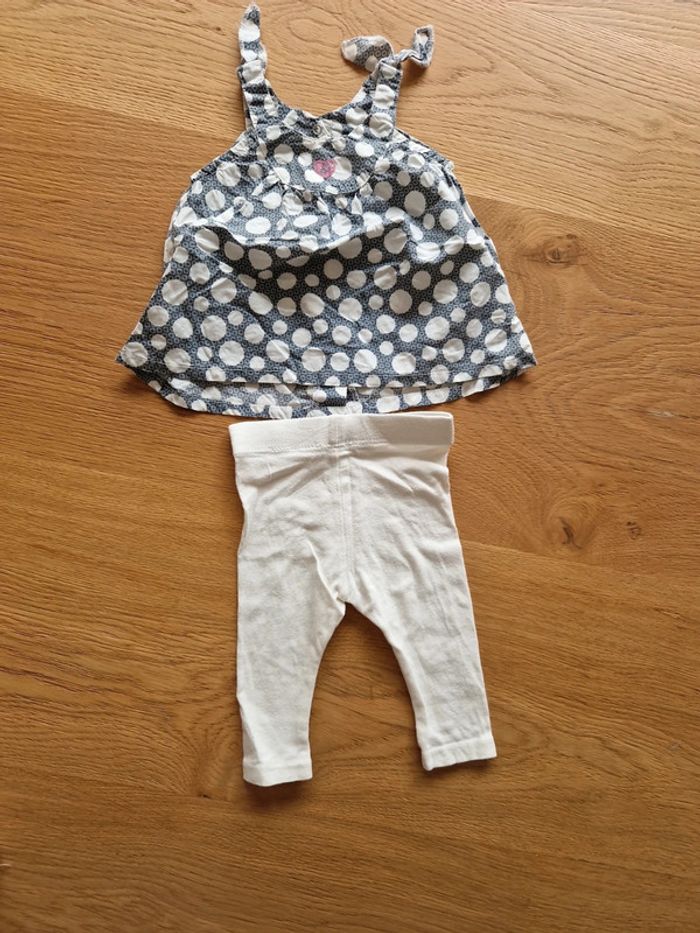 Tunique+legging 3 mois