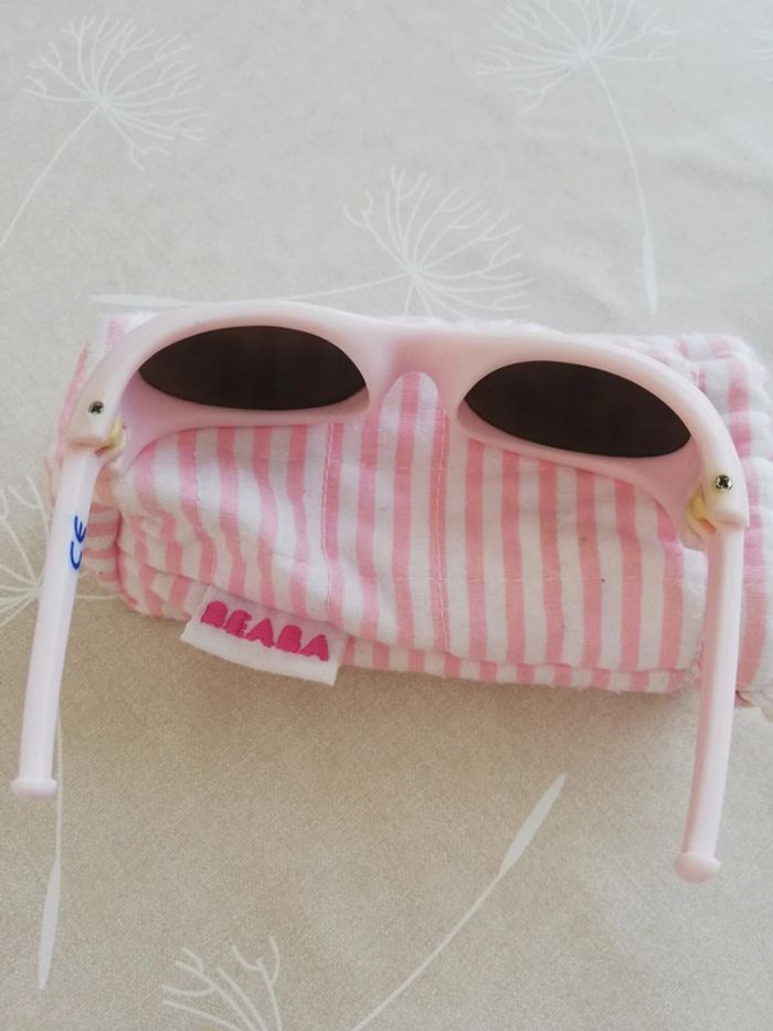 Lunette de soleil rose pâle 0/3 mois béaba - photo numéro 2
