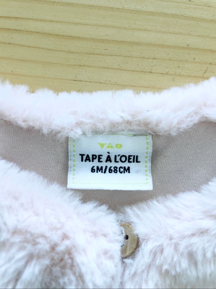 Gilet fourrure sans manches « Tape à l’œil » taille 6 mois - photo numéro 2
