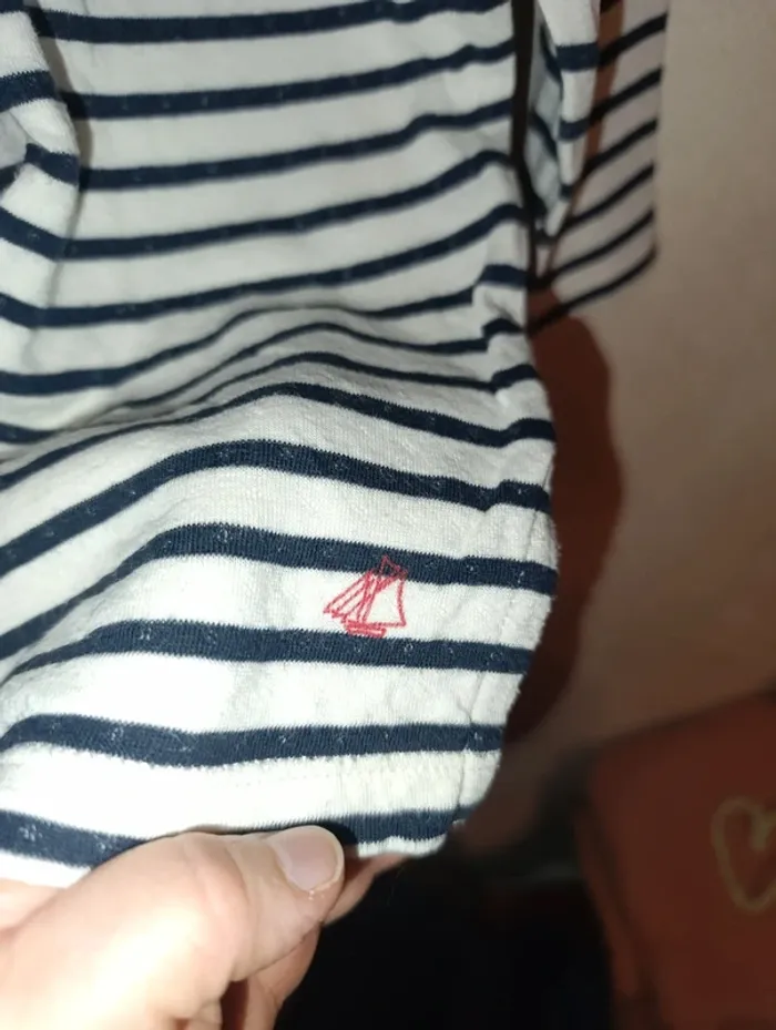 *Dernier prix* Sublime sweat léger manches 3/4 petit bateau taille M - photo numéro 6