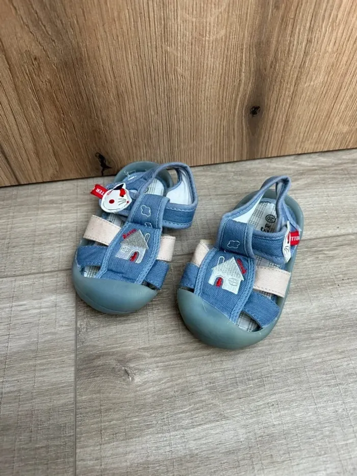 Sandale garçon bleu 20 - photo numéro 2