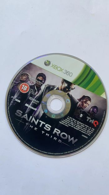 saints row the third Xbox 360
