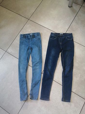 Lot 2 jeans 12 ans Gemo
