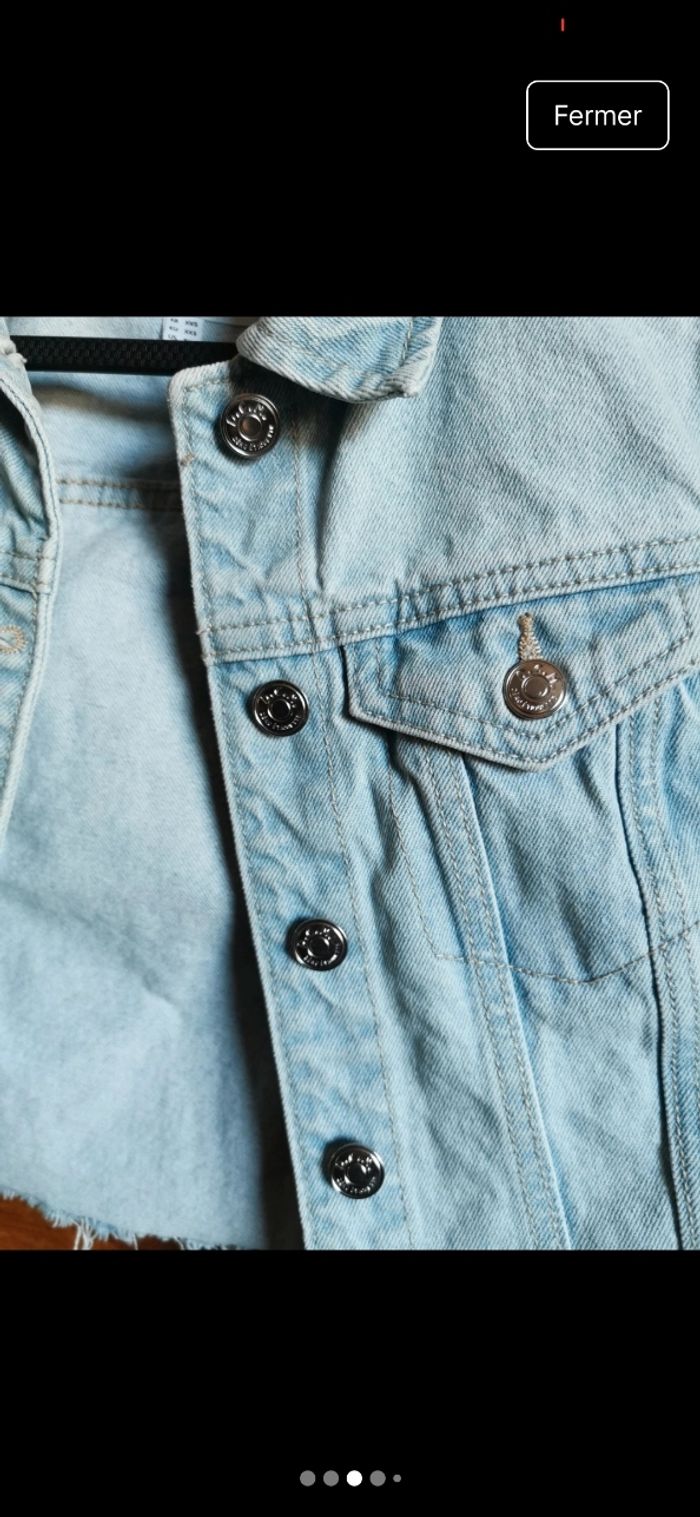 Veste jeans femme/ fille  Jenifer - photo numéro 3