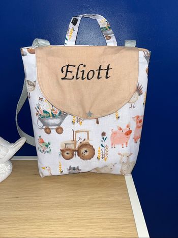 Sac dos prénom