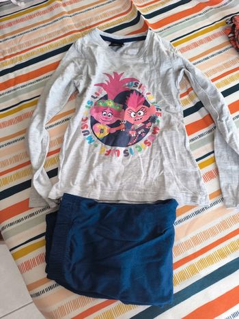 Pyjama les trolls 7 ans