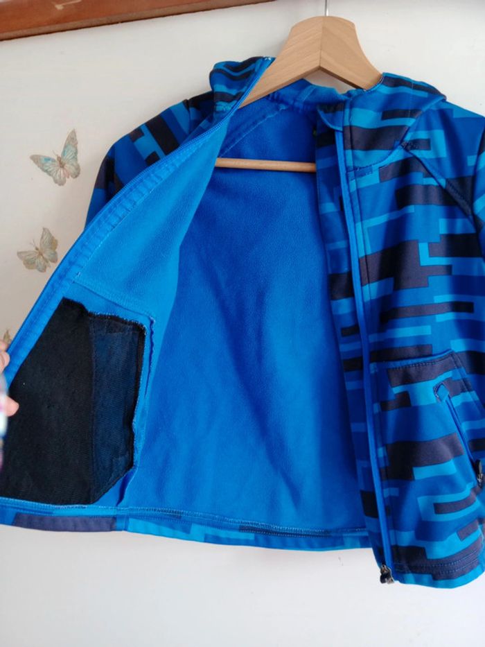 Veste d extérieur enfant 6 ans bleu c80 - photo numéro 7