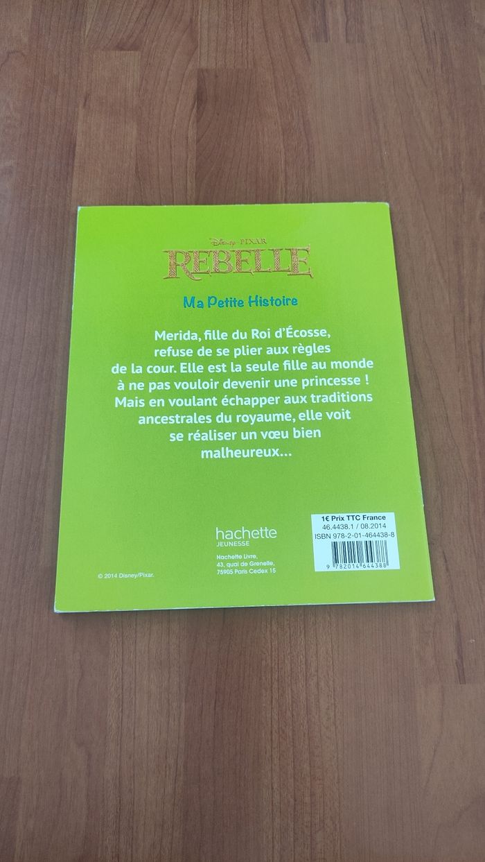 Livre Disney Pixar Rebelle - photo numéro 2