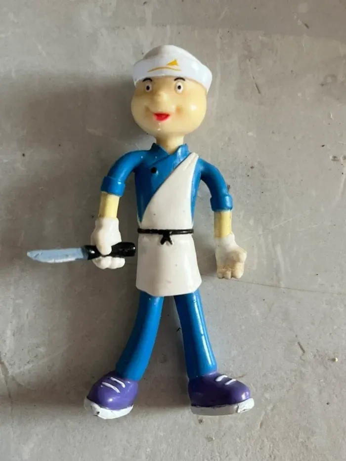 Figurine flexible courte paille