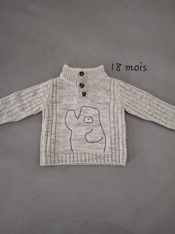 Pull hiver 18M