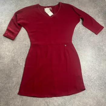 Robe bordeaux Kaporal neuve M 👗 élégante & féminine 💋
