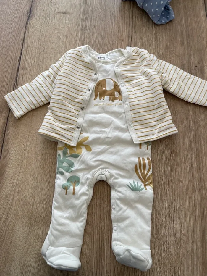 Pyjama chaud avec gilet