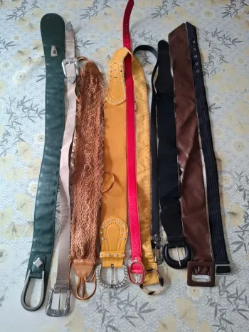 Lot de 10 ceintures