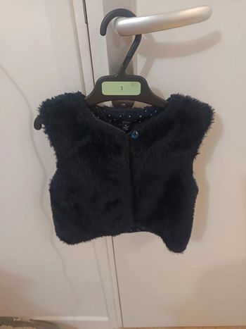 Boléro Kiabi 24 mois bleu marine