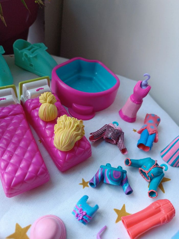 Polly pocket fashion mattel dress vêtement petite poupée doll magnétique aimant aimanté - photo numéro 7