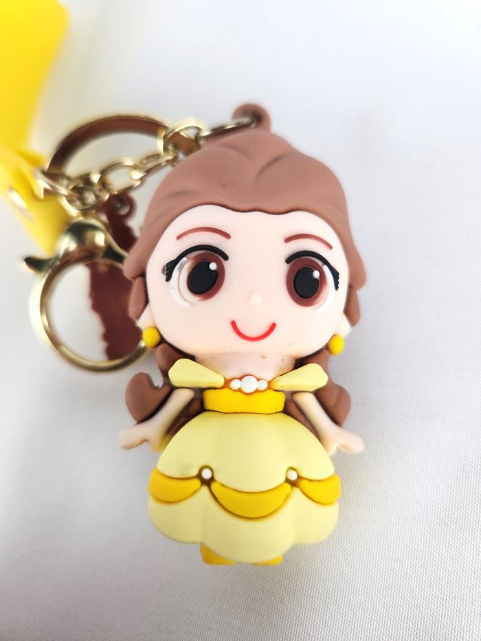 Porte-Clés Figurine BELLE "La Belle et la Bête" Disney Princess Style Kawaii - photo numéro 2