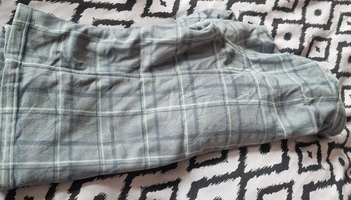 Veste polaire 2xl Décathlon bleu a carreaux - photo numéro 3