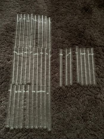 Lot de mini tubes à essai