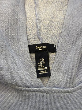 Sweat à capuche GAP Kids -Bleu Ciel-12 ans