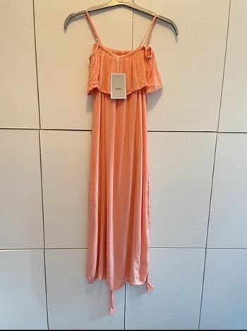 Robe longue rose taille XS Ichi