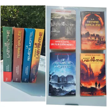 4 Premier romans grands formats de la saga Le Labyrinthe : Livres 1, 2, 3 et 4