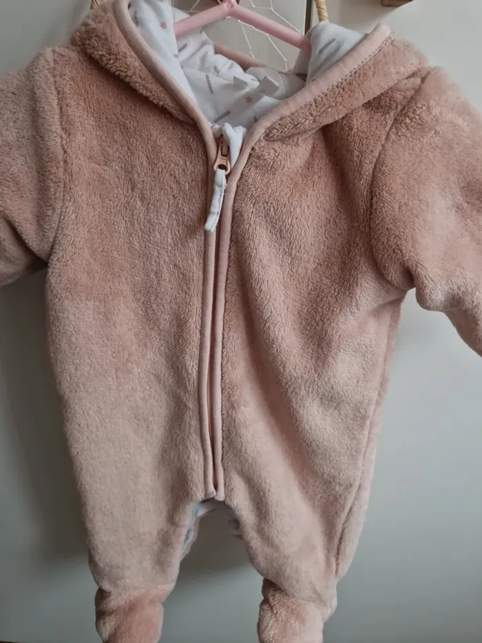 Combinaison manteau bébé fille - photo numéro 2
