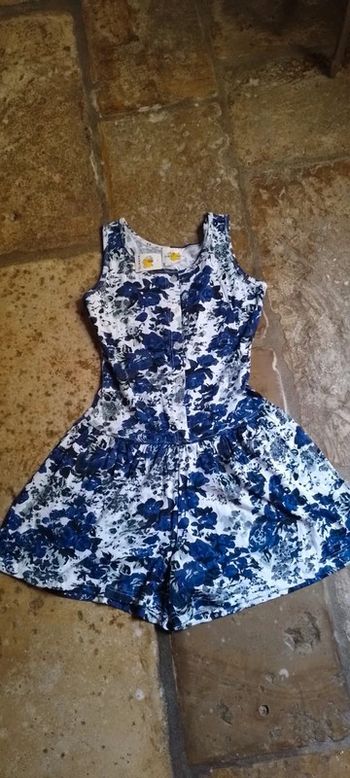 Jolie robe short à fleurs Vintage