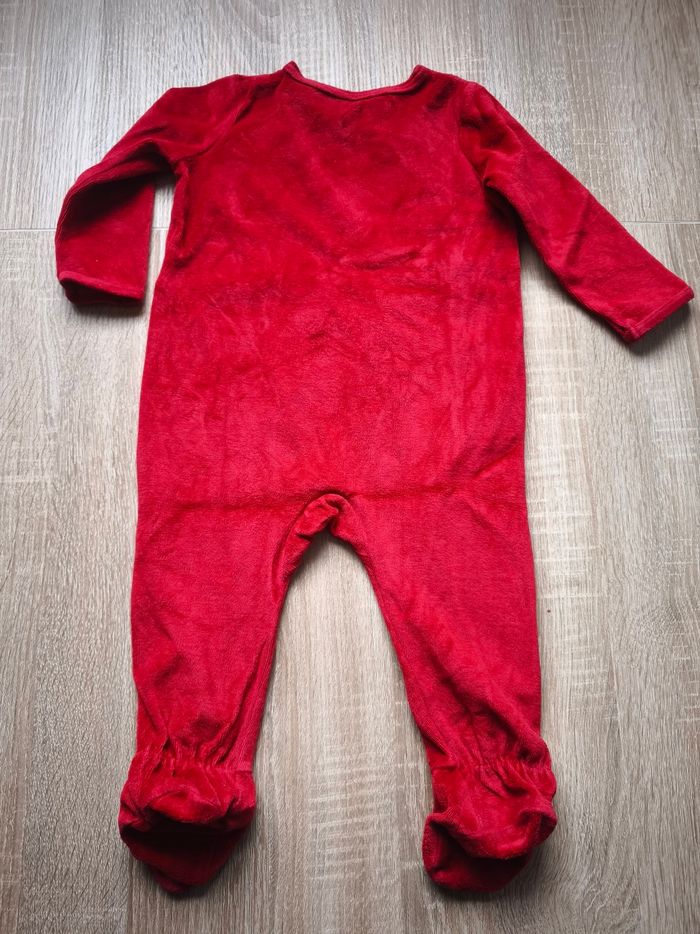 Pyjama rouge - 18 mois - photo numéro 2