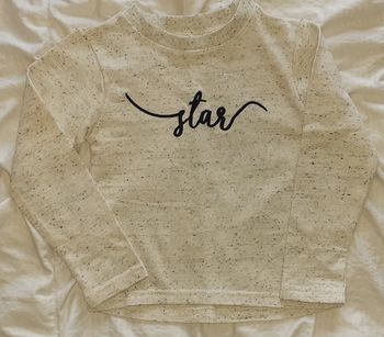 Sweat léger fille 4-5 ans neuf / Zeeman