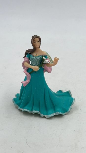 Figurine Papo Fée elfe bleu au Lys N•38813 2010 9 cm PVC