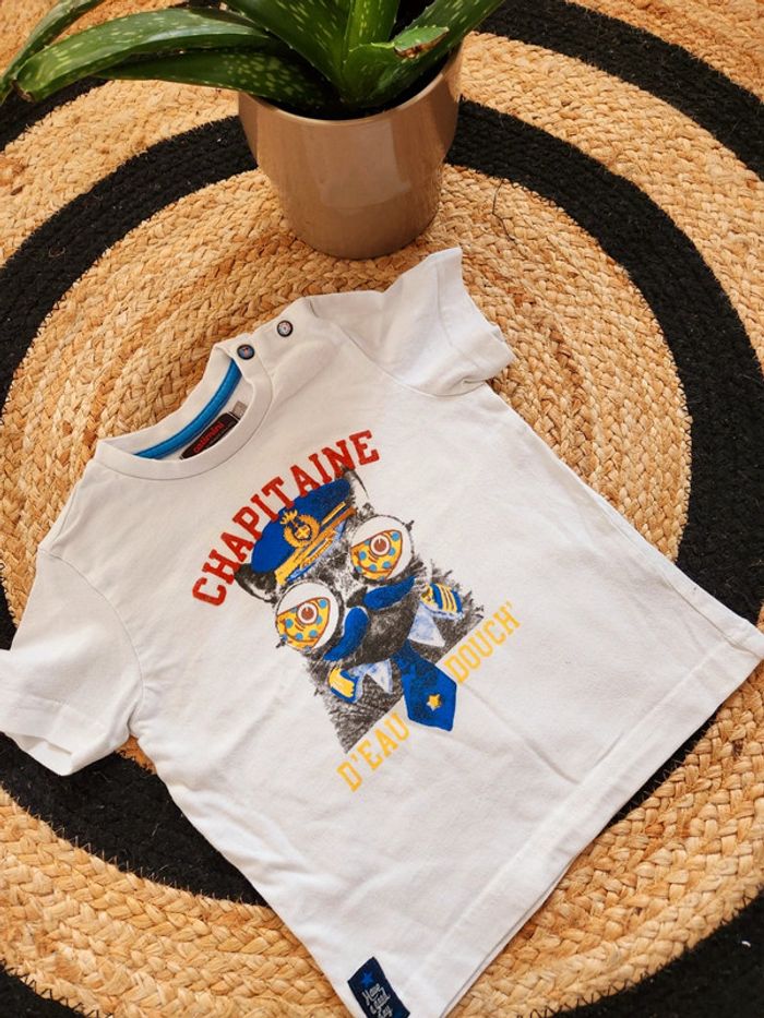 Tee shirt blanc catimini