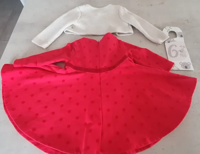 Magnifique robe et son bolero 6 mois - photo numéro 2